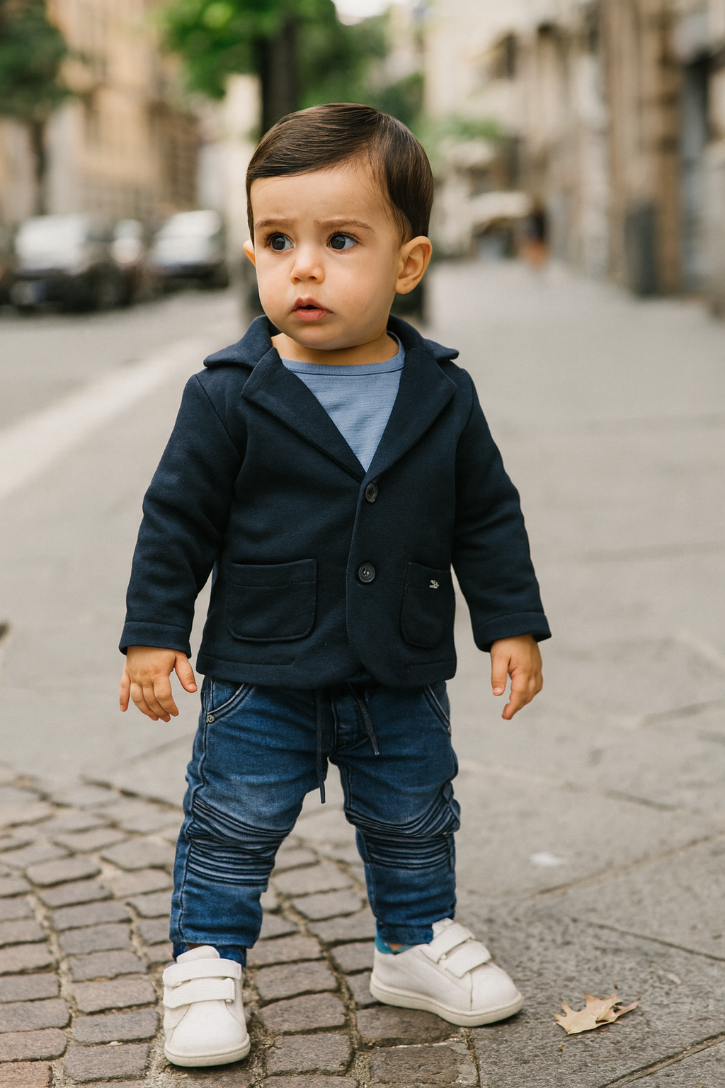 Giacca blu navy LALALU'