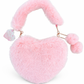Borsa cuore peluche
