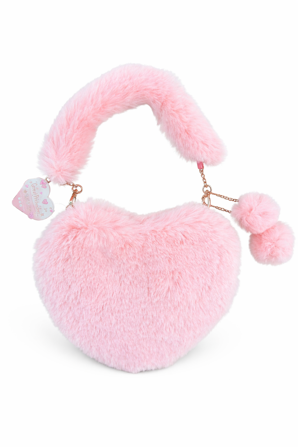 Borsa cuore peluche