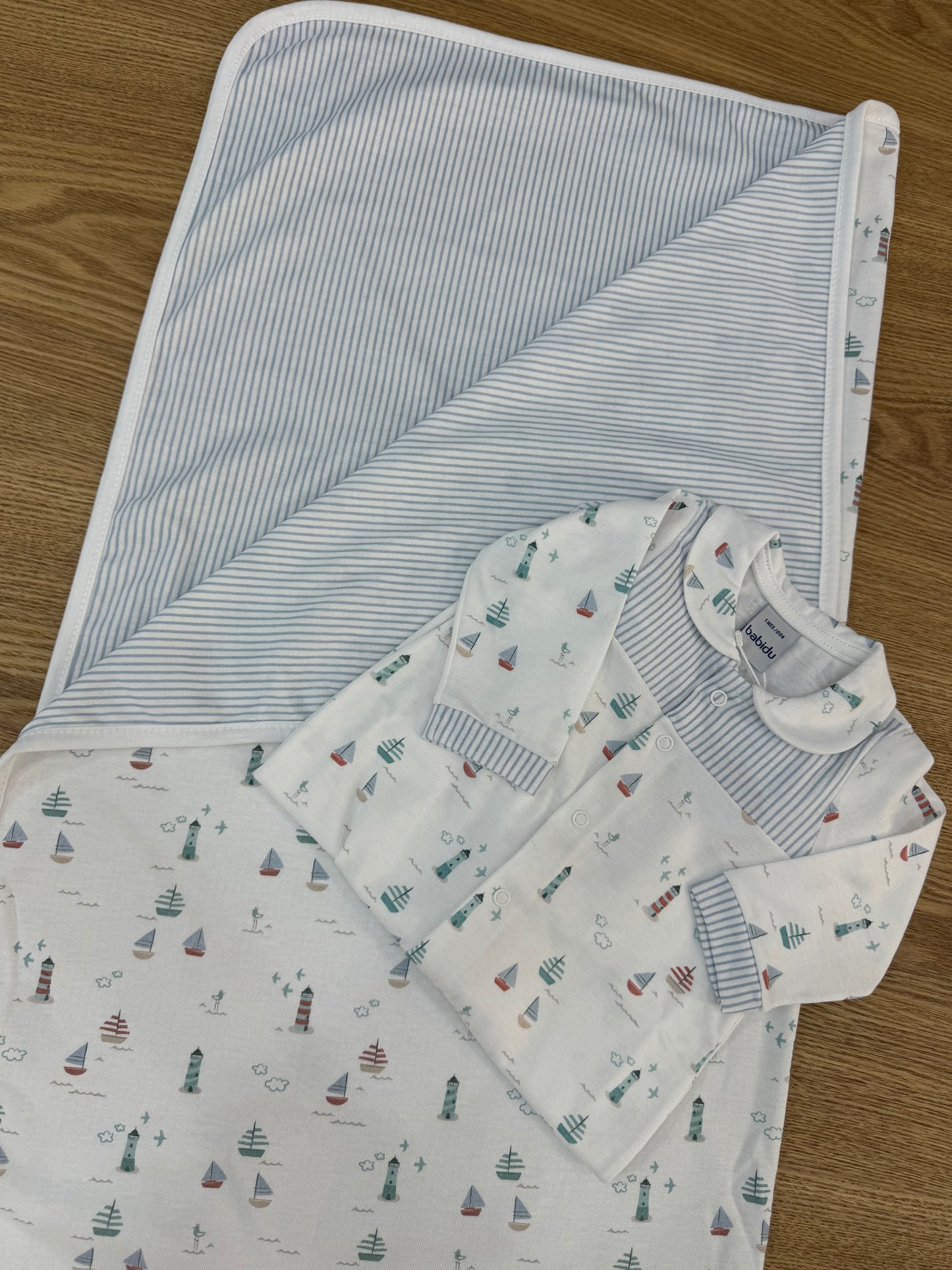 Coperta 100% cotone marinaretto