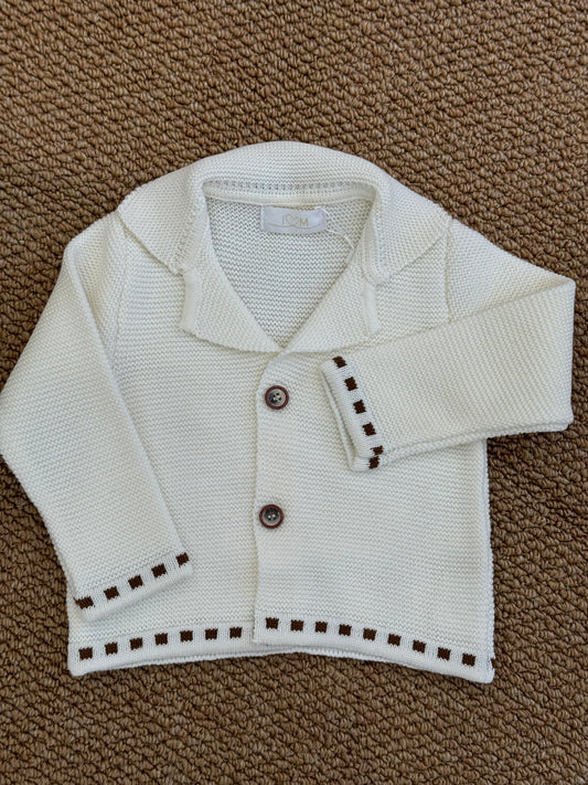 Cardigan quadro