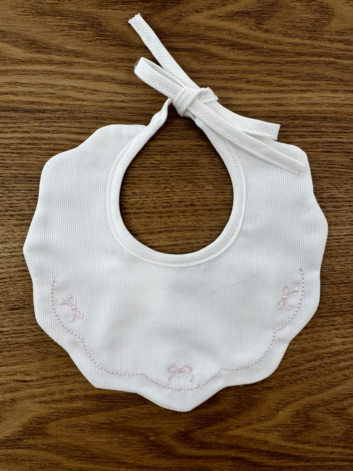 Bavetta new Born fiocco 100% cotone