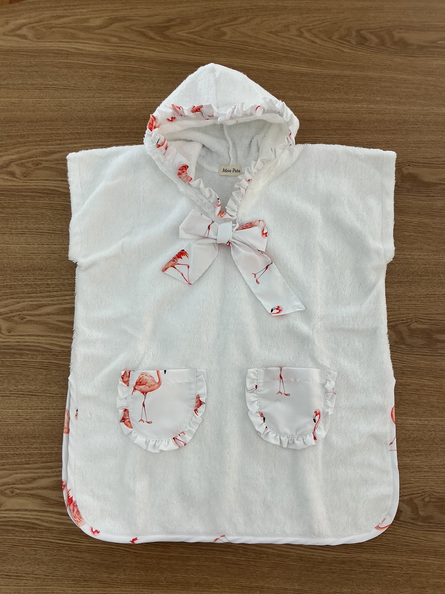 Poncho flamingo