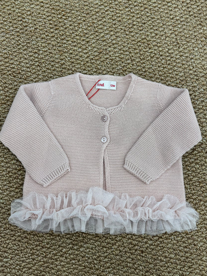 Cardigan con tulle condor