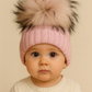 Cappello lana pink baby