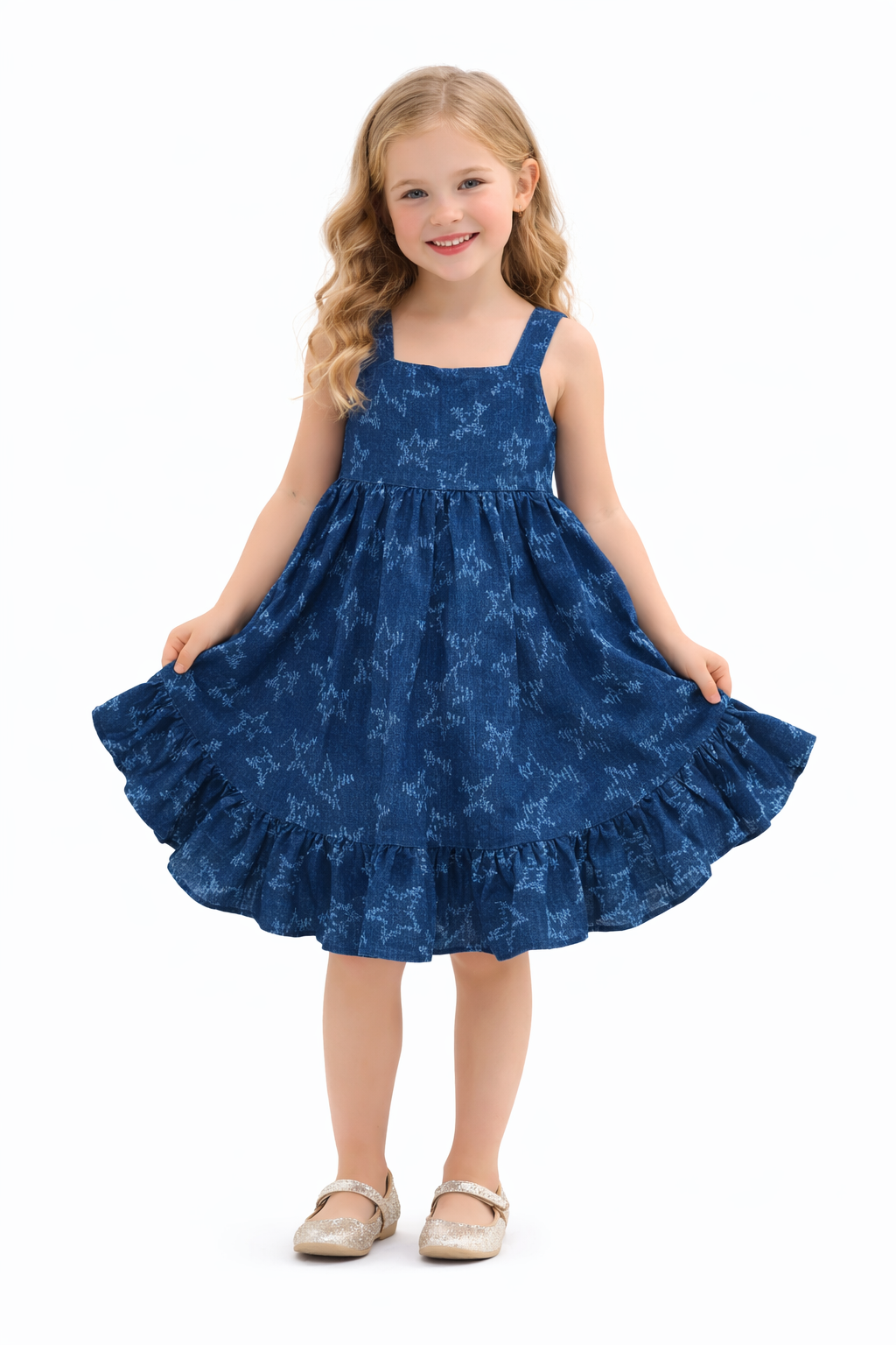 Abito denim stars