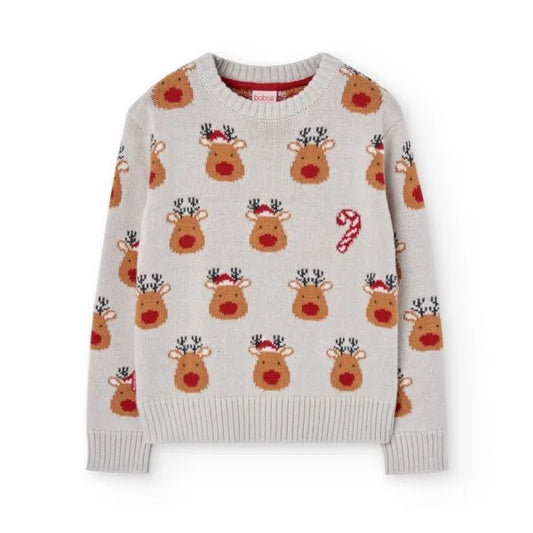 Maglione Grigio Renna BOBOLI