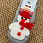 Calzini antiscivolo pupazzo di neve