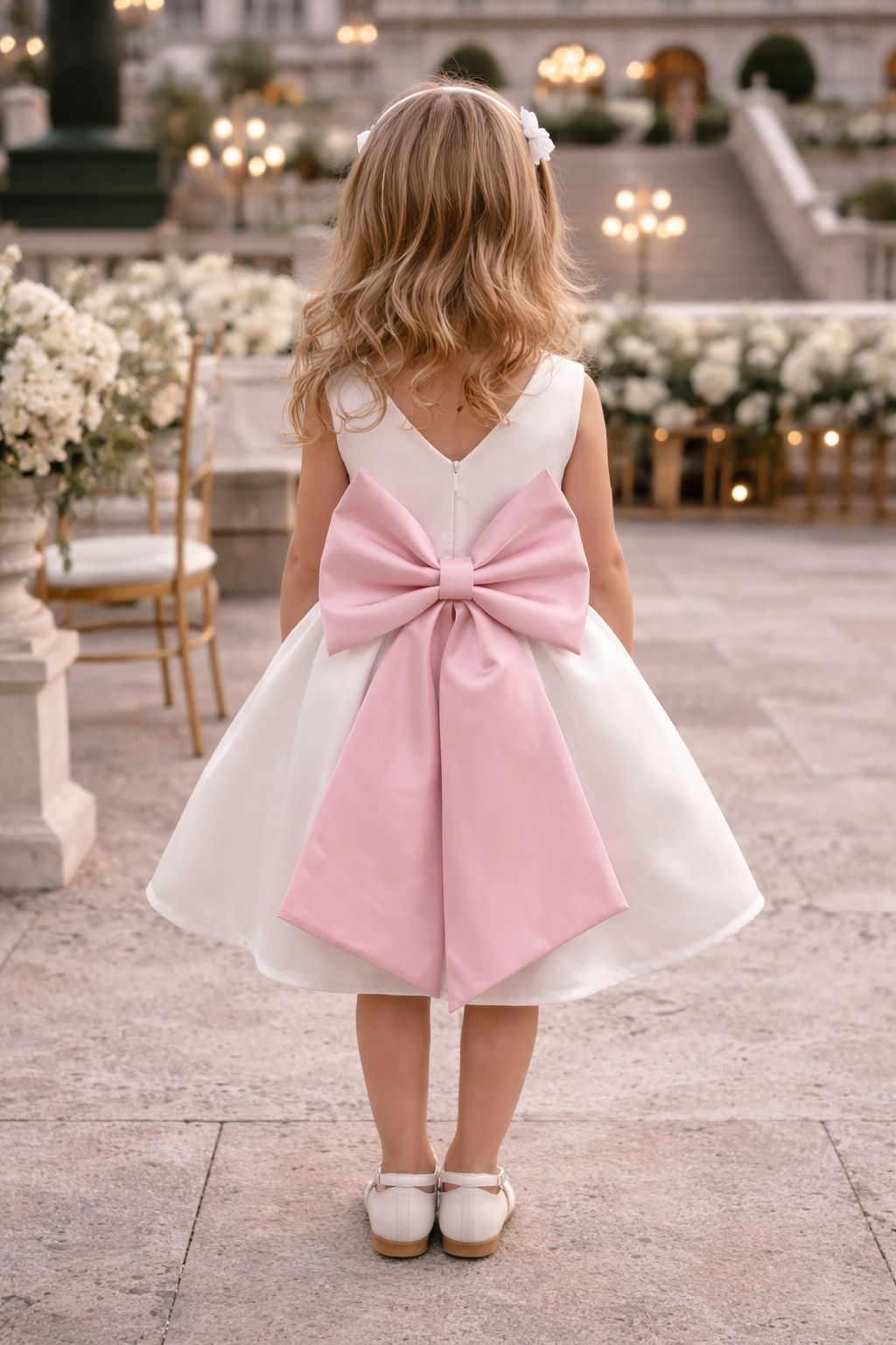 Abito Talia rosa cipria