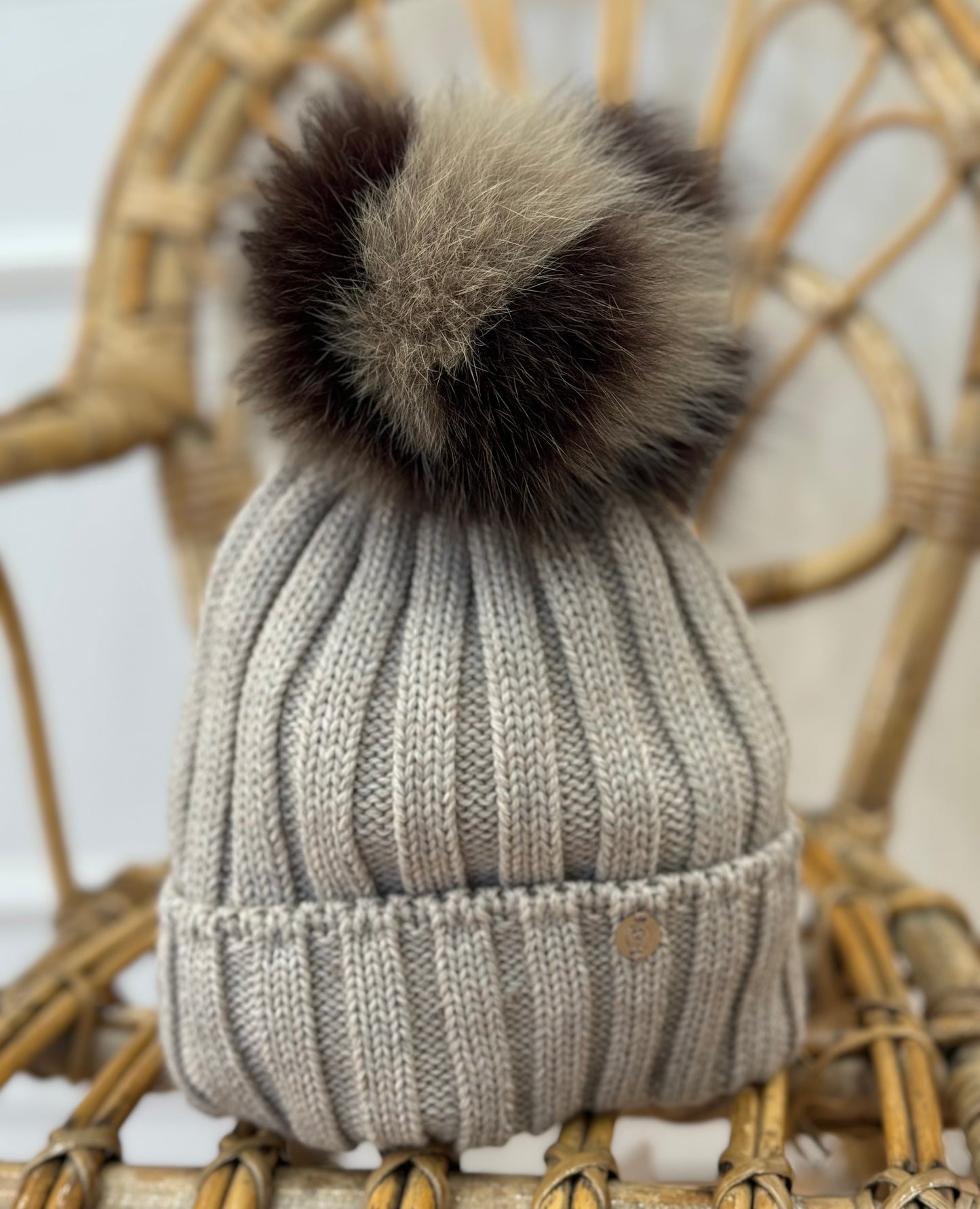 Cappello lana bis color