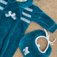 Coordinato tutina e set petrolio