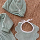 Tutina più set verde velvet