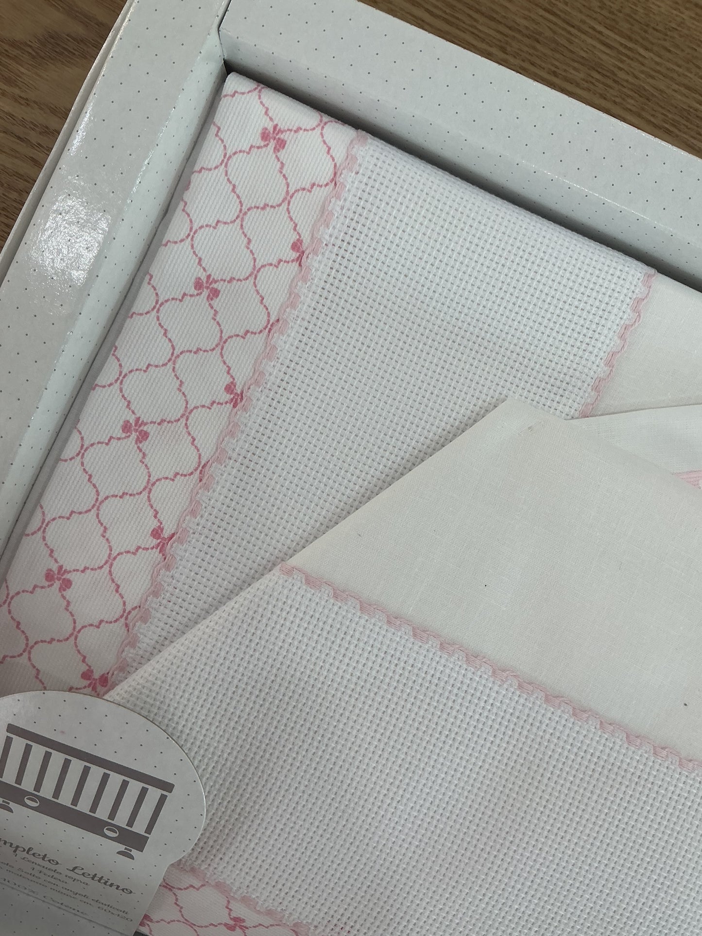 Set lenzuola baby pink