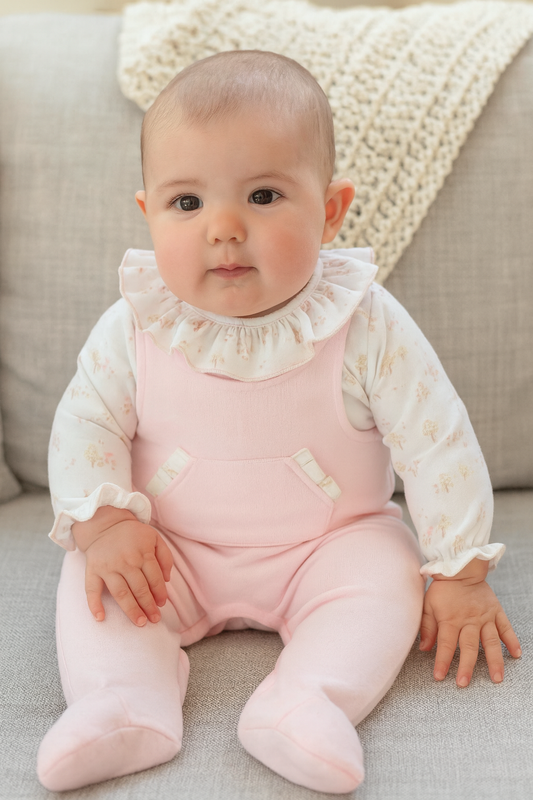 Coordinato Salopette Duck Pink