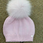Cappello lana rosa confetto
