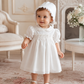 Abito in seta Charlotte rose a vapore