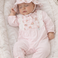 Set cappello più Tutina bocciolo di rosa