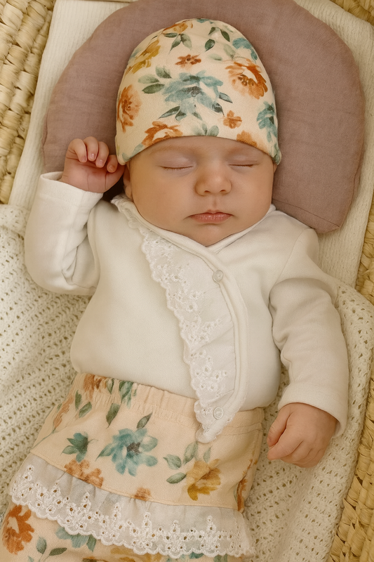 Completo Clinico FIOR DI PESCO 3 pezzi Cotone TODO AMOR
