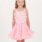 Top Aliki Tulle Ruffle Fairy Pink