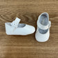 Ballerine culla flower bianco perla