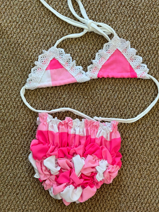 Costume bikini big buble Fucsia