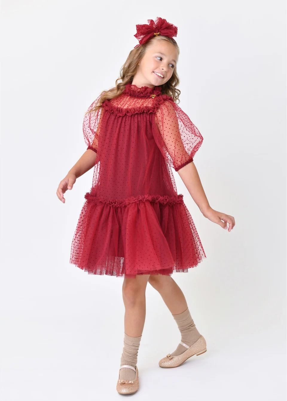 Dress bordoux Myrtisa