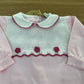 Tutina crochet rose B076