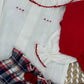 Completo blu tartan