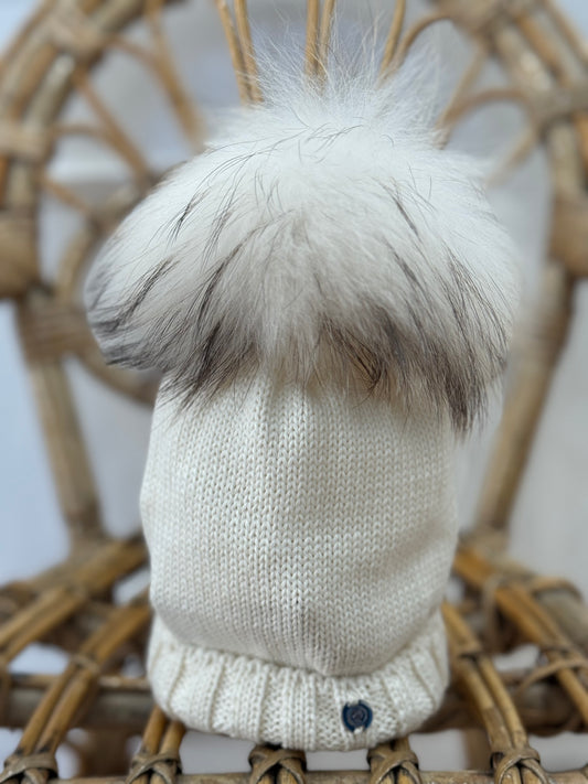 Cappello lana liscio