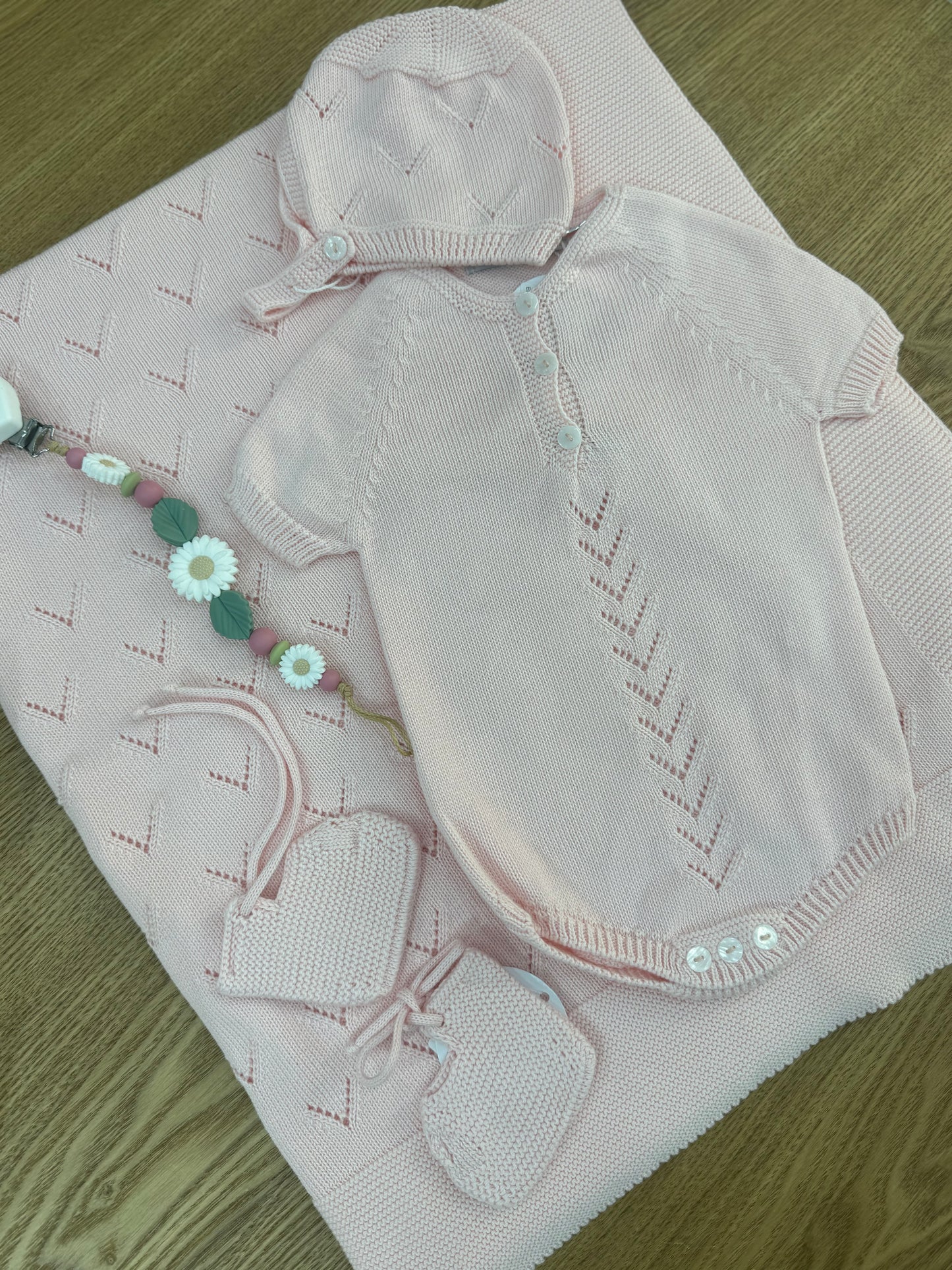 Uscita clinica pink baby pagliaccetto