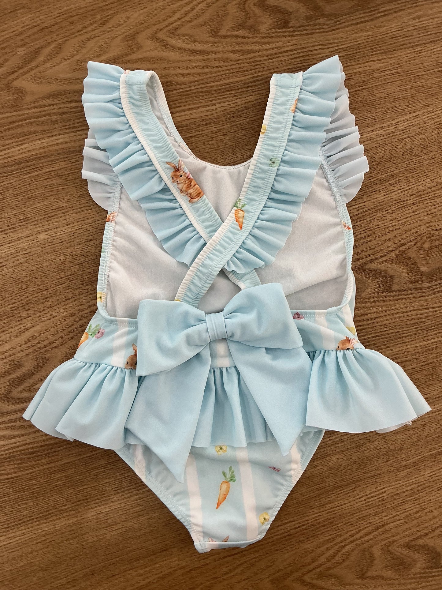 Costume intero blu rabbit
