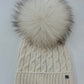 Cappello corda in lana treccia