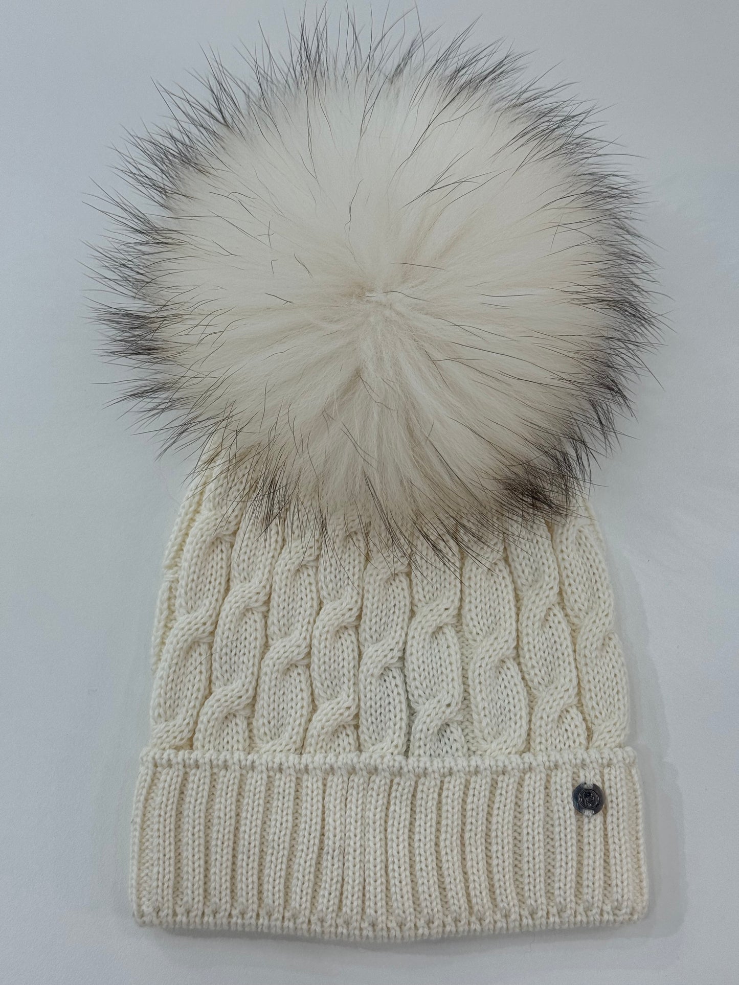 Cappello corda in lana treccia