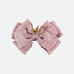 Fermaglio con fiocco e corona Tea Rose