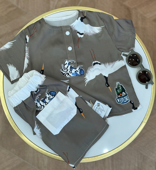 Completo Airone T-shirt con Costume