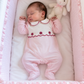 Tutina crochet rose B076