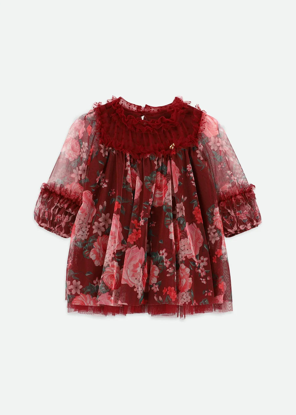 Dress Nadiya burgundi