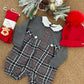Pagliaccetto tartan grigio boy