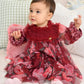 Dress Nadiya burgundi