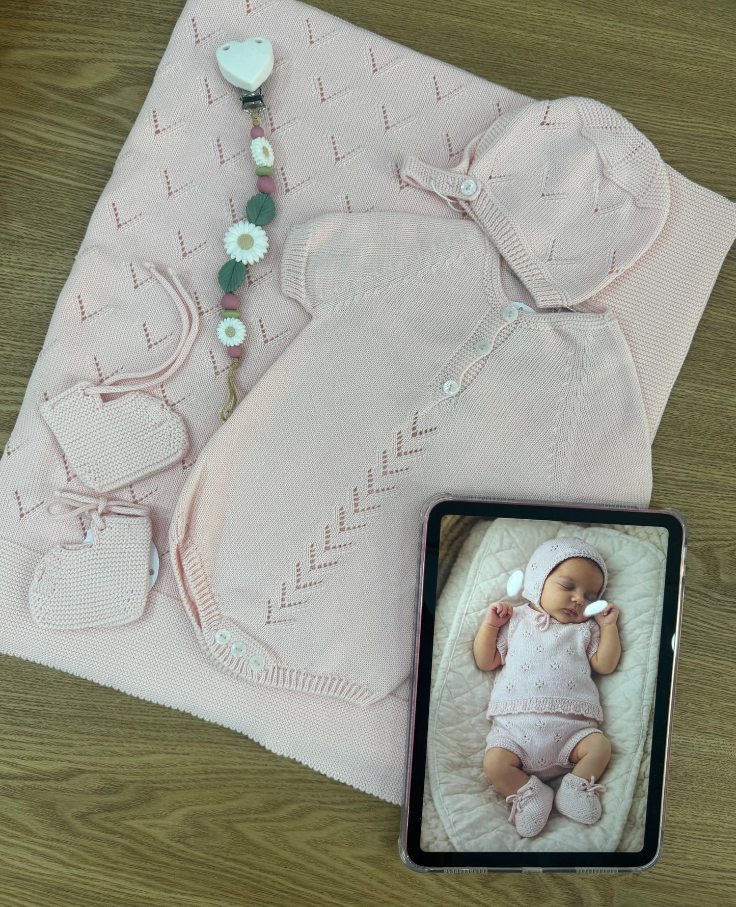 Uscita clinica pink baby pagliaccetto
