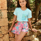 Shorts Dee Hexa Rose Multi