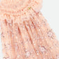 Dominique Flower Sequin Dress Blush Pink