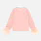 T-Shirt Dua Tulle CuffTop Blush Pink