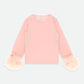 T-Shirt Dua Tulle CuffTop Blush Pink