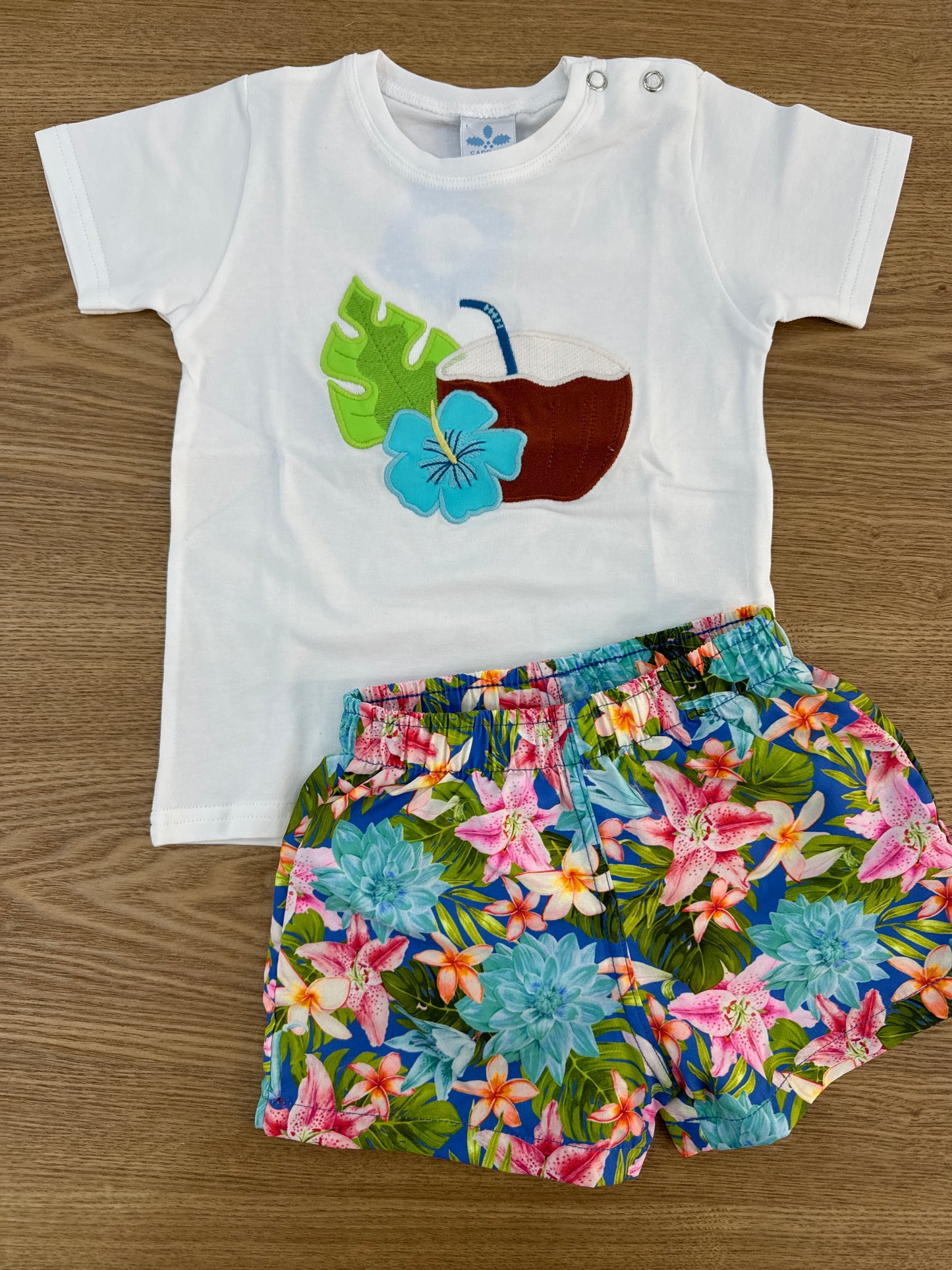 Costume più t-shirt tropical SARDON