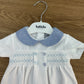 Pagliaccetto smock boy celeste