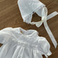 Abito in seta Charlotte rose a vapore