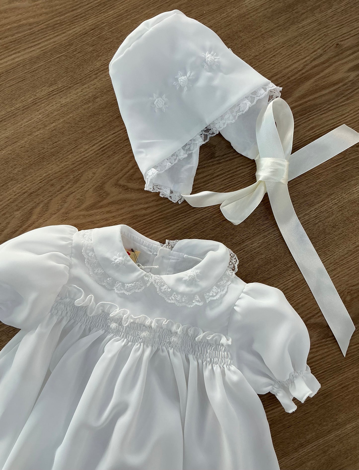 Abito in seta Charlotte rose a vapore