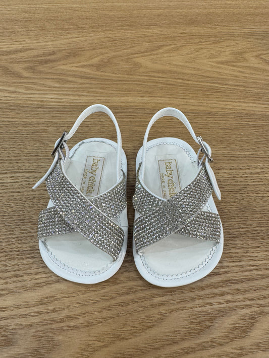 Sandalo baby strass