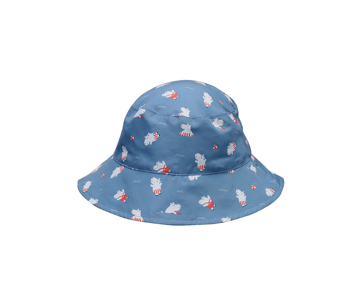 Cappello spiaggia reversibile tutete